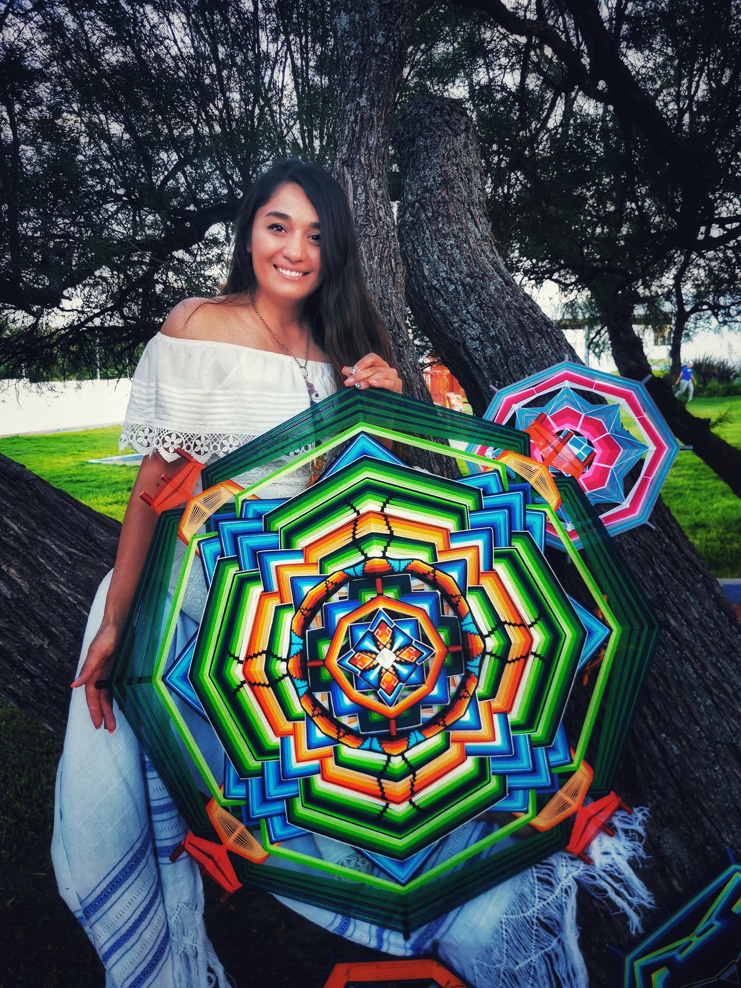 Mandala zarape mexicano