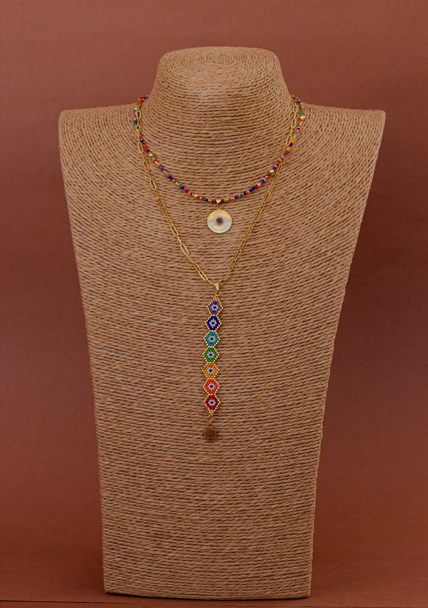 Collar de Chakras doble