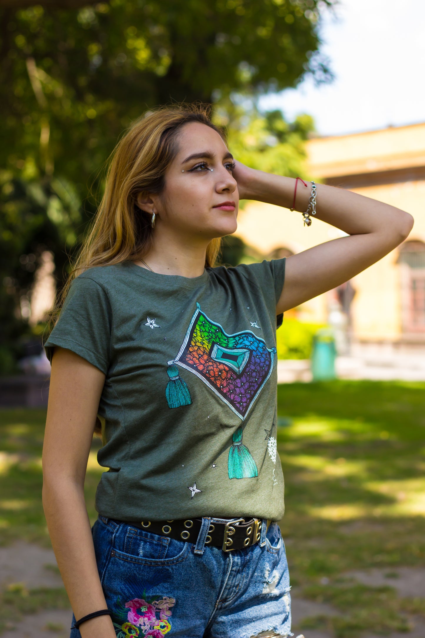 Playeras Ojo de Dios Florecer