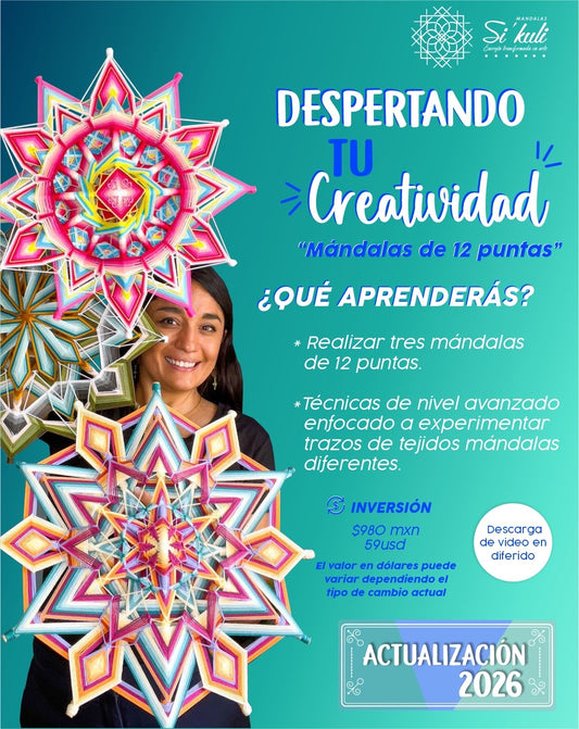 Despertando tu Creatividad
Mándalas de 12 puntas
