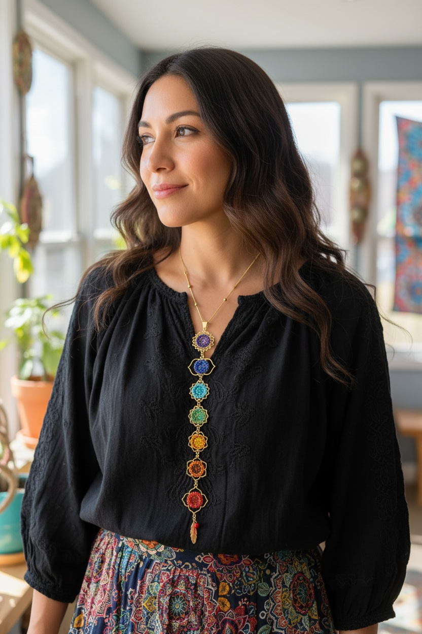Collar de Chakras c/bases