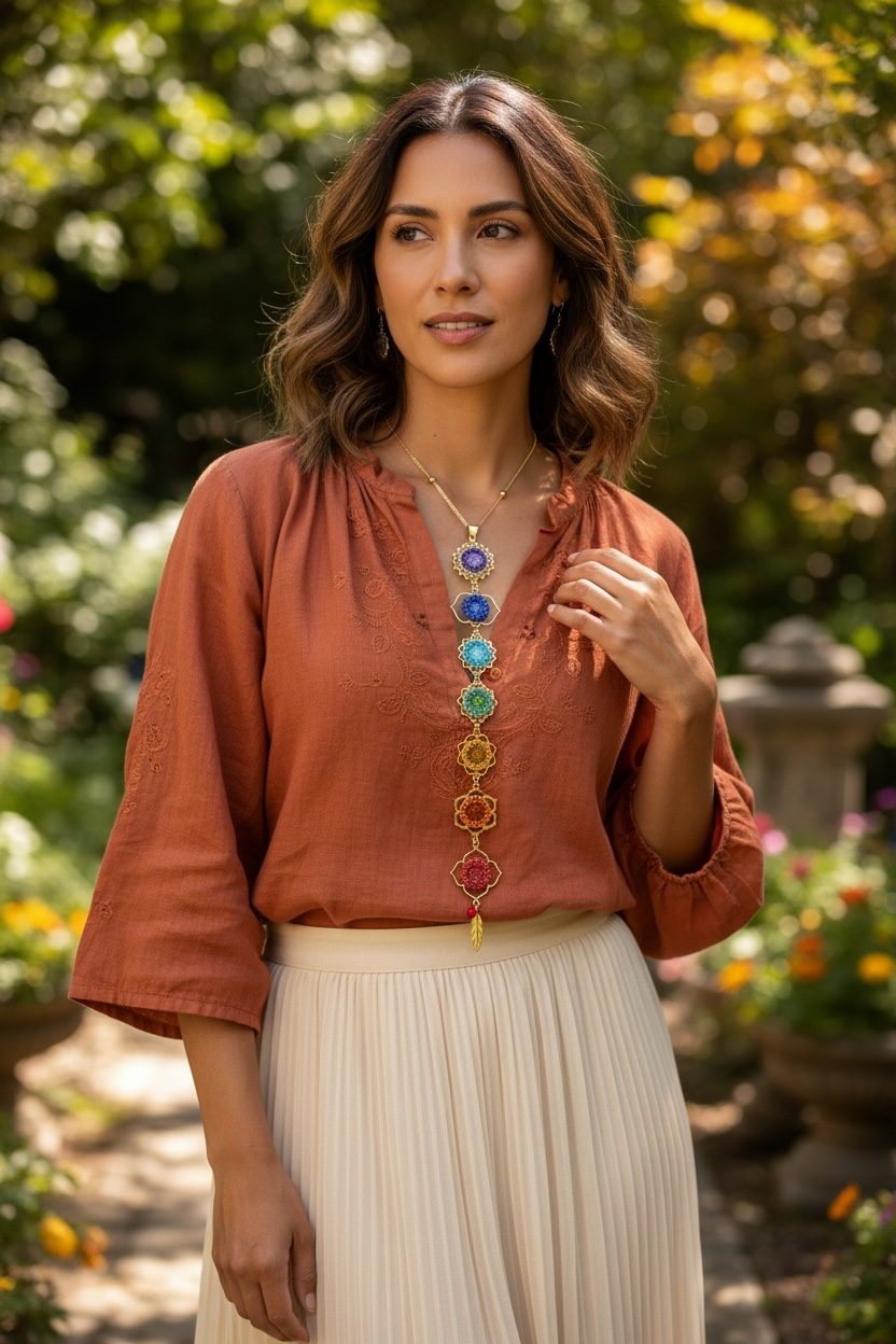 Collar de Chakras c/bases