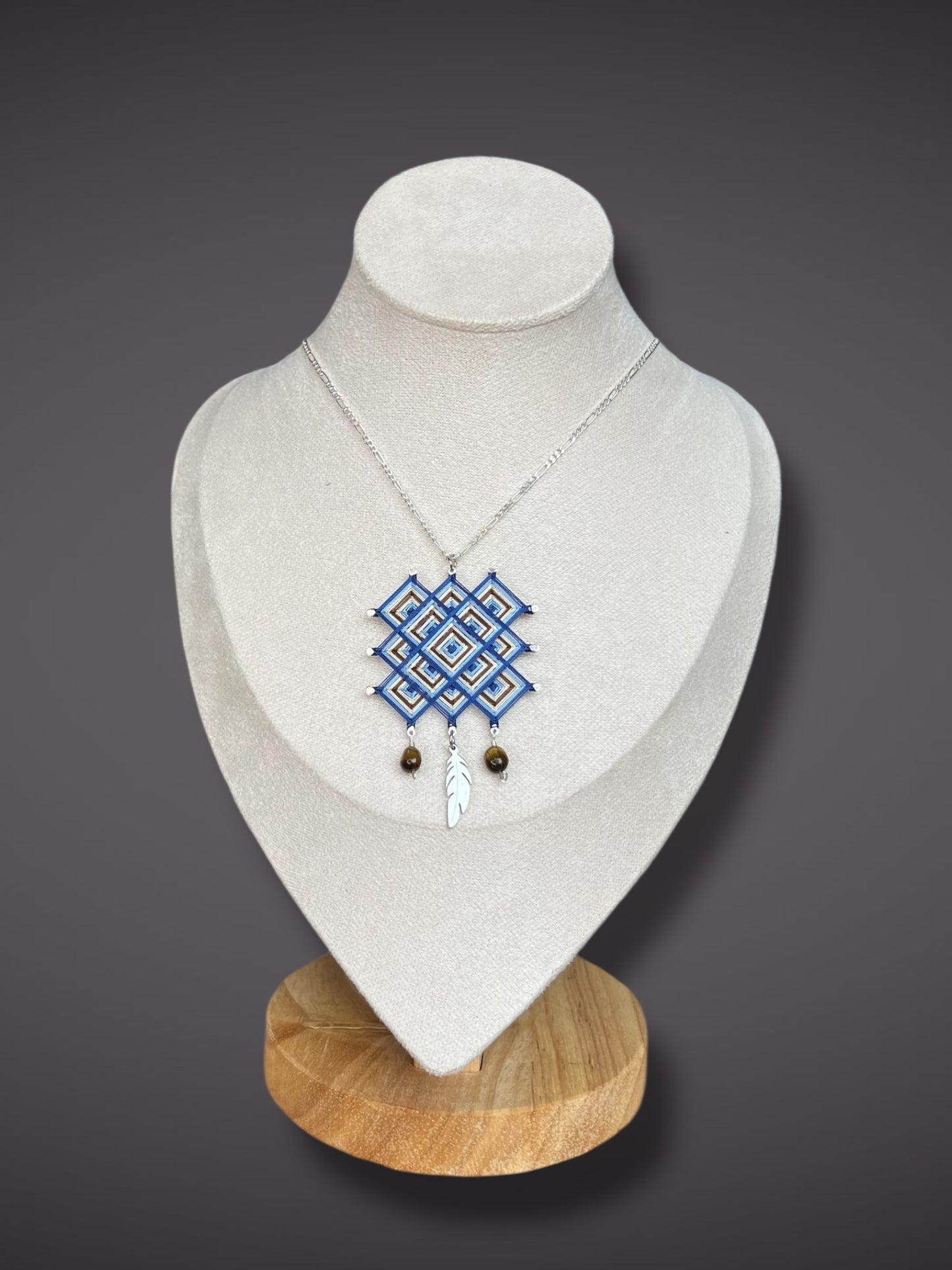 Medallón/ collar Centro Sagrado “Mandala Tibetano” grande 4cm