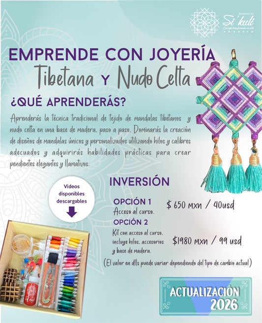 Emprende con Joyería Tibetana y nudo celta