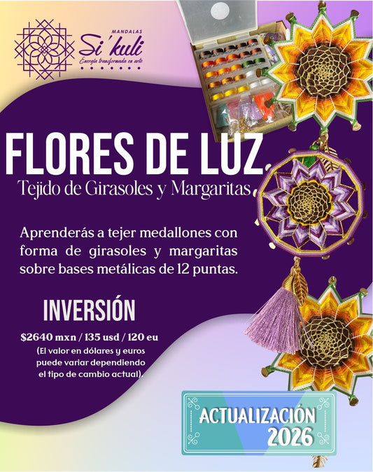 Kit + Curso “Flores de Luz”
