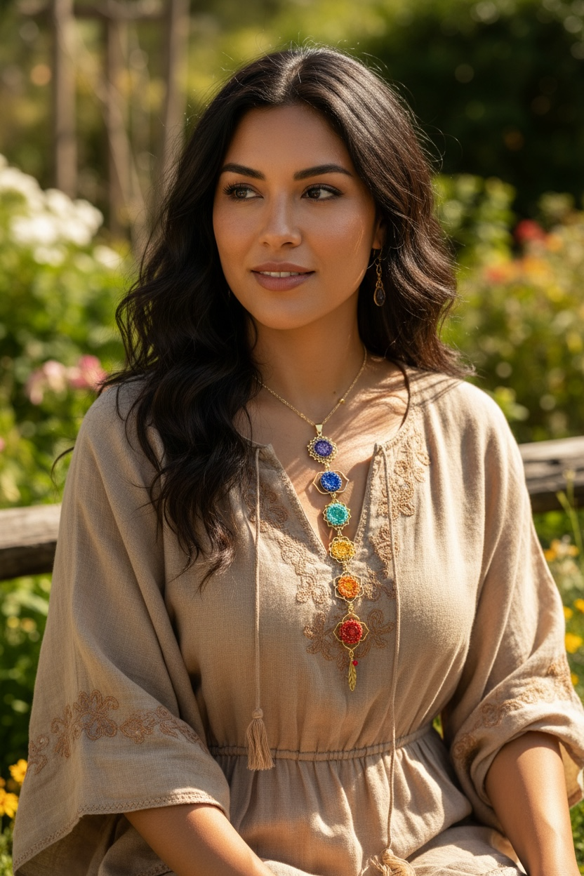 Collar de Chakras c/bases