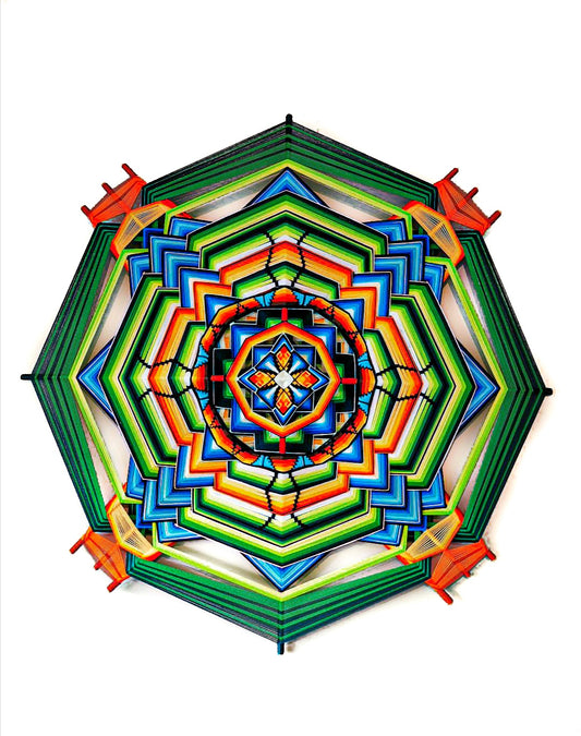 Mandala zarape mexicano