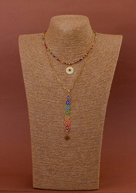 Collar de Chakras doble