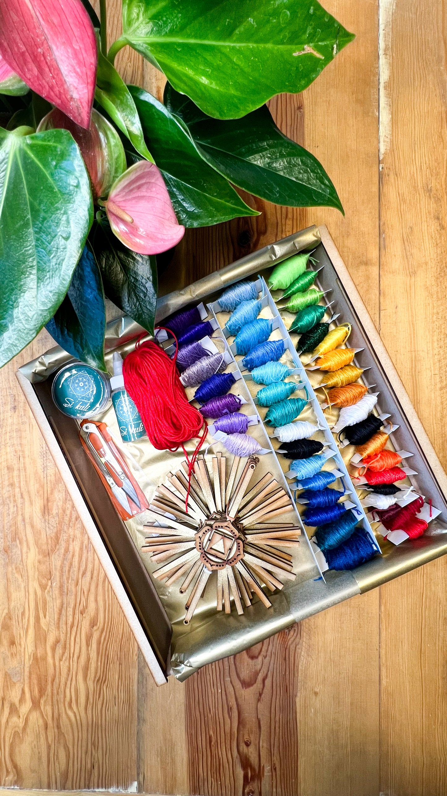 Kit 7 Chakras con hilos y curso