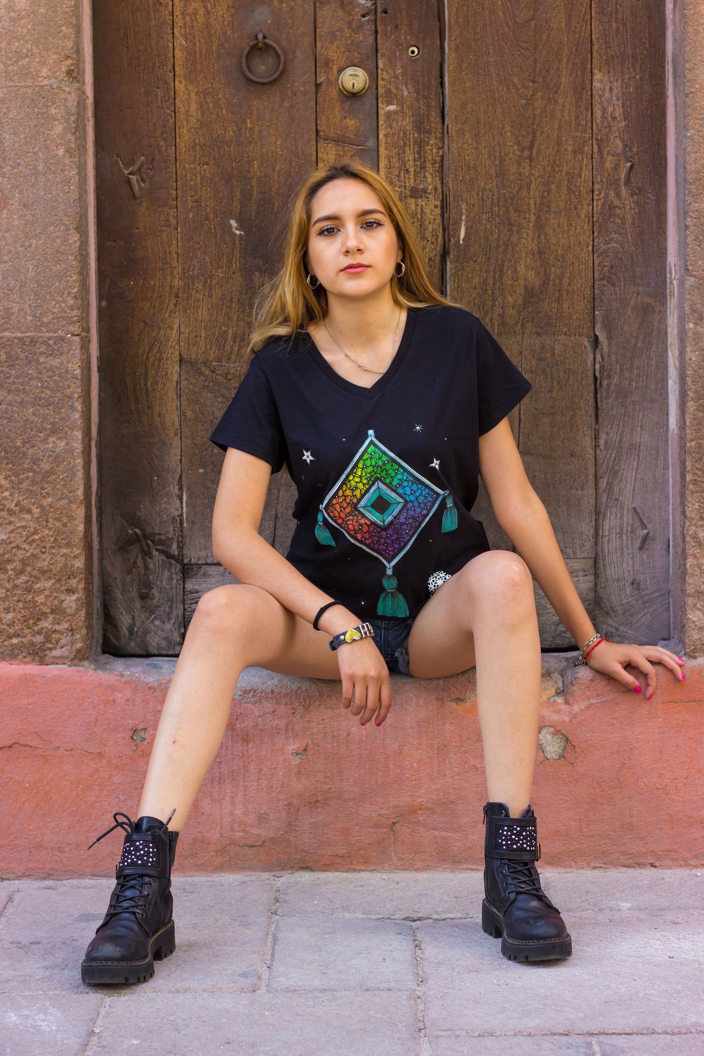 Playeras Ojo de Dios Florecer