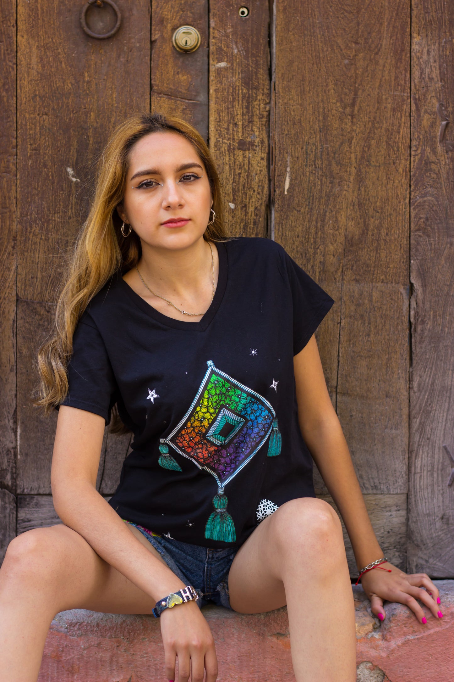 Playeras Ojo de Dios Florecer