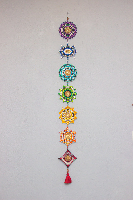 Móvil 7 Chakras 15cm c/símbolo